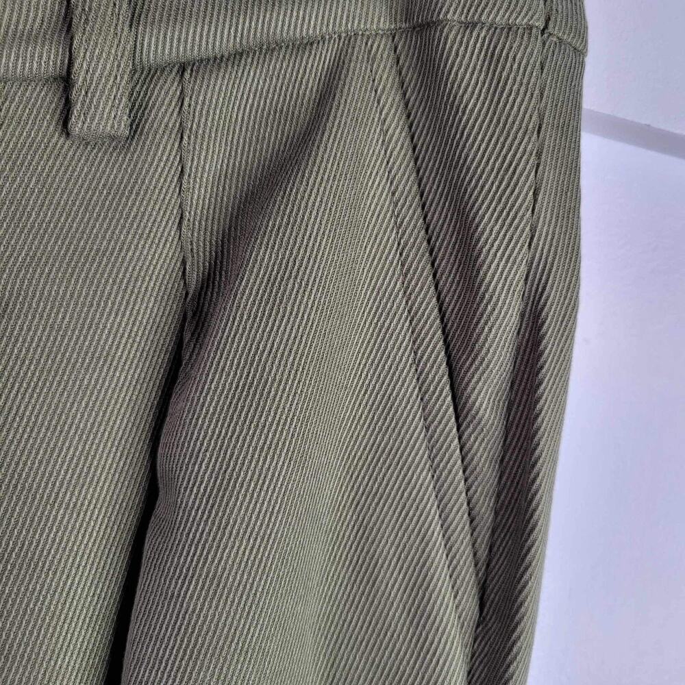 Eileen Fisher Pants Trouser Wide Leg Tencel Stretch Size 12 P Pockets Green New - Picture 10 of 11